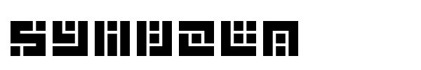 Symvola font preview